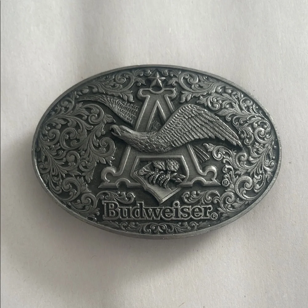 1993 Anheuser- Busch Belt Buckle Made in 🇺🇸 Official Product Bergamot S-175E